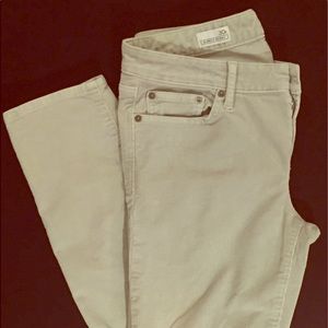 GAP 1969 ALWAYS SKINNY CORDUROY PANTS IN OPAL